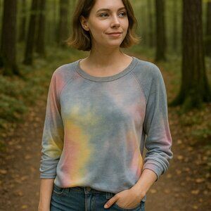 #355 BIBI TIE DYE DESIGN TOP